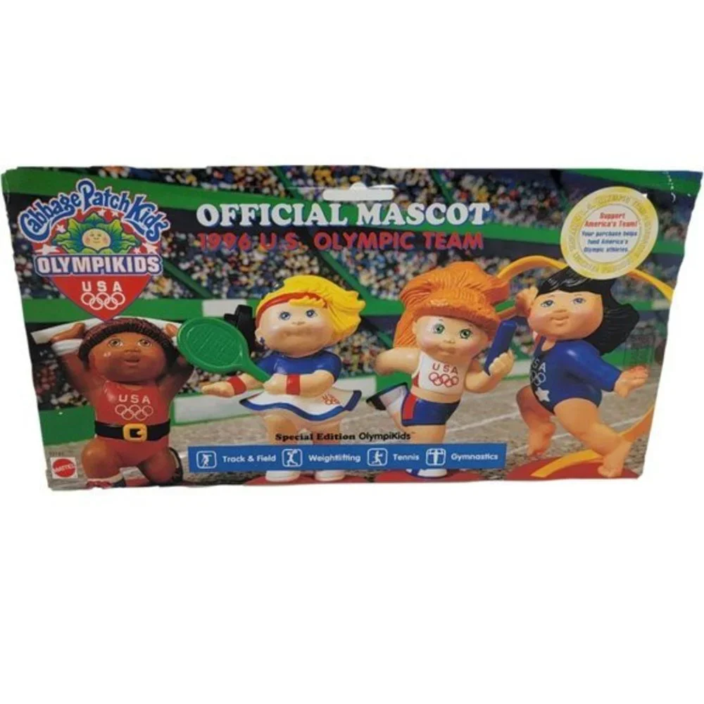 Cabbage Patch Kids Olympikids Official Mascot 1996 U.S. Olympic Team Set Vintage